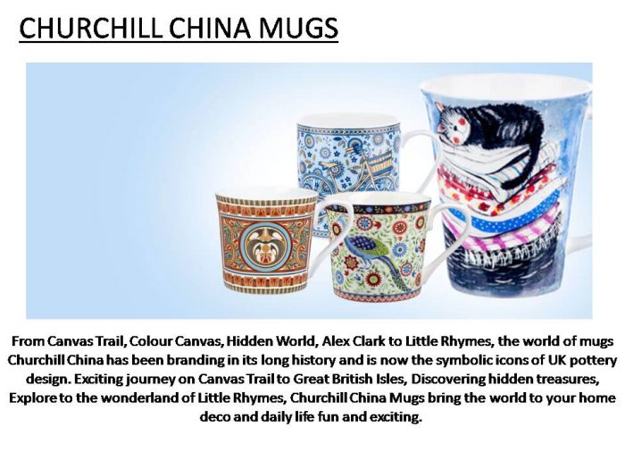 Churchill China Porcelain Mugs for sale