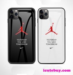 ナイキ iPhone11 Proケース Nike iPhone xs xr 8 7plus カバー”YESTERDAY YOU SAID TOMORROWR ...