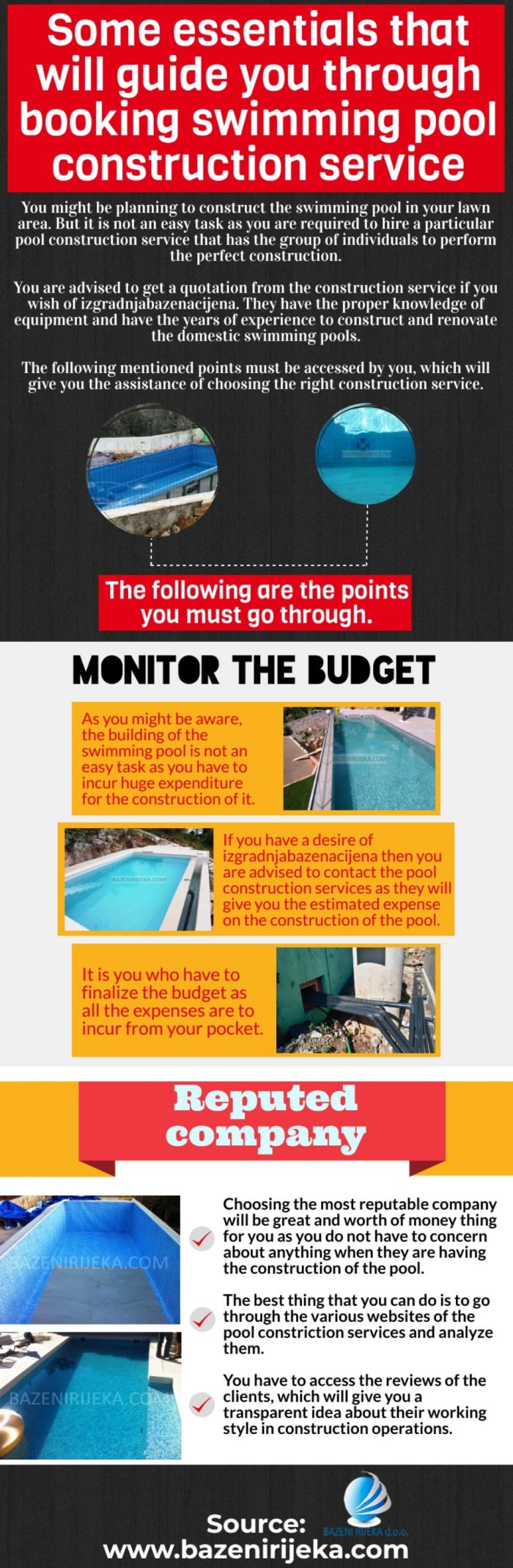 How to select a better pool to go to