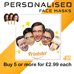 PERSONALISED FACE MASKS