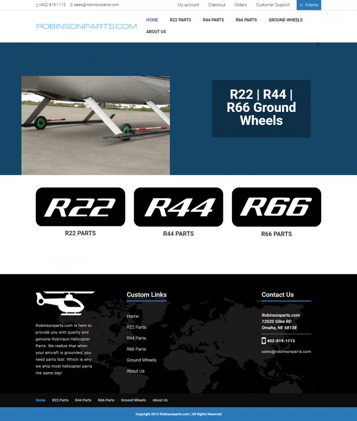 r22 helicopter parts