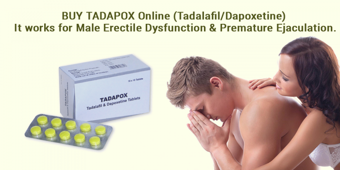 Buy Tadapox | Tadalafil / Dapoxetine | Cure PE & ED