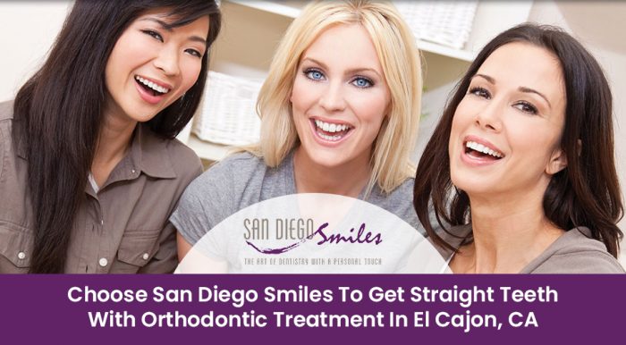 Choose San Diego Smiles To Get Straight Teeth with Orthodontic Treatment in El Cajon, CA