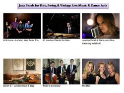 Jazz Bands for Hire, Swing & Vintage Live Music & Dance Acts