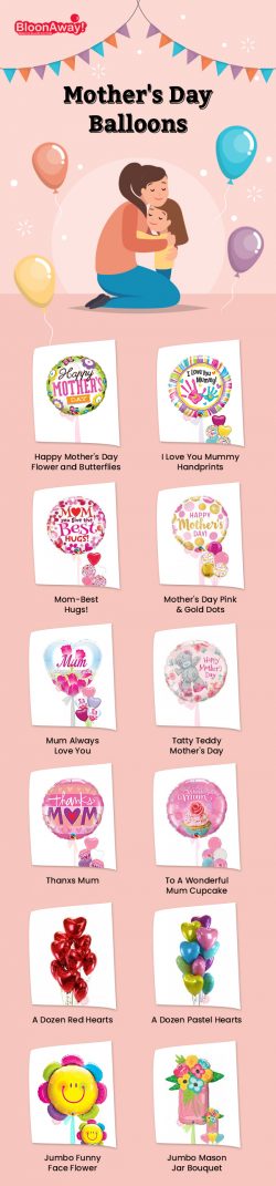 Buy Ready to Surprise Helium Mothers Day Balloons at BloonAway