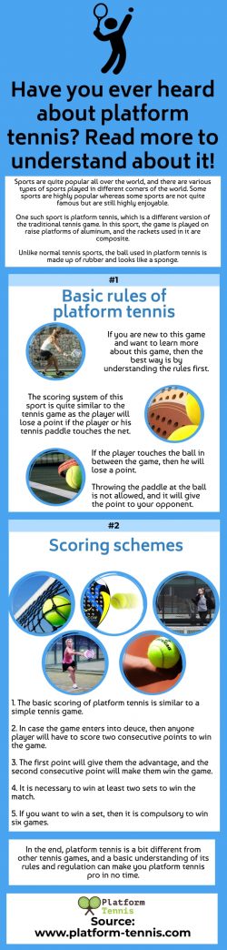Detailed Information About platform tennis