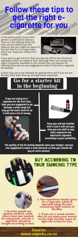 E-cigarette offers lots of benefits