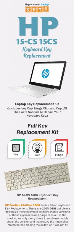 Shop Genuine HP 15-CS 15CS Keyboard Keys from Replacement Laptop Keys