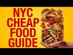 NYC CHEAP Food Guide- 13 AFFORDABLE Places That Taste GOOD in New York City ! – YouTube