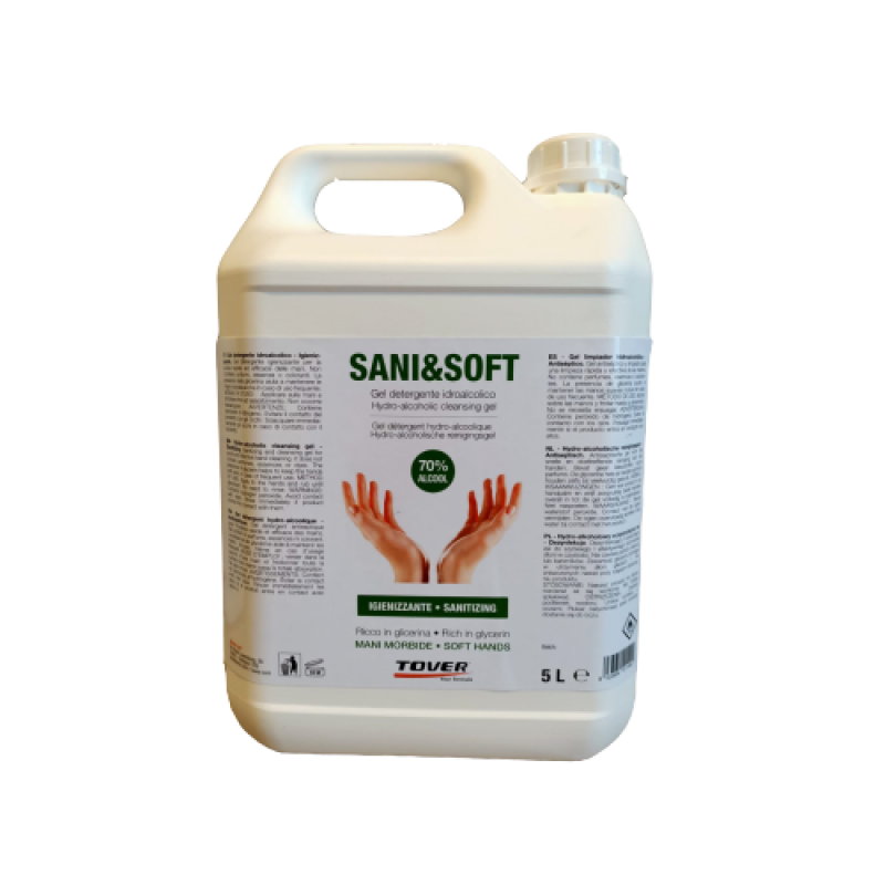 Tover Sani- Soft 70% Alcohol Hand Sanitiser Gel With Moisturiser