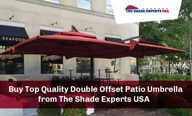 Buy Top Quality Double Offset Patio Umbrella from The Shade Experts USA