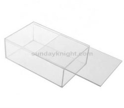 Custom sliding lid acrylic box, Acrylic box with sliding lid