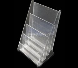 Custom table top 4 tiered acrylic literature holders