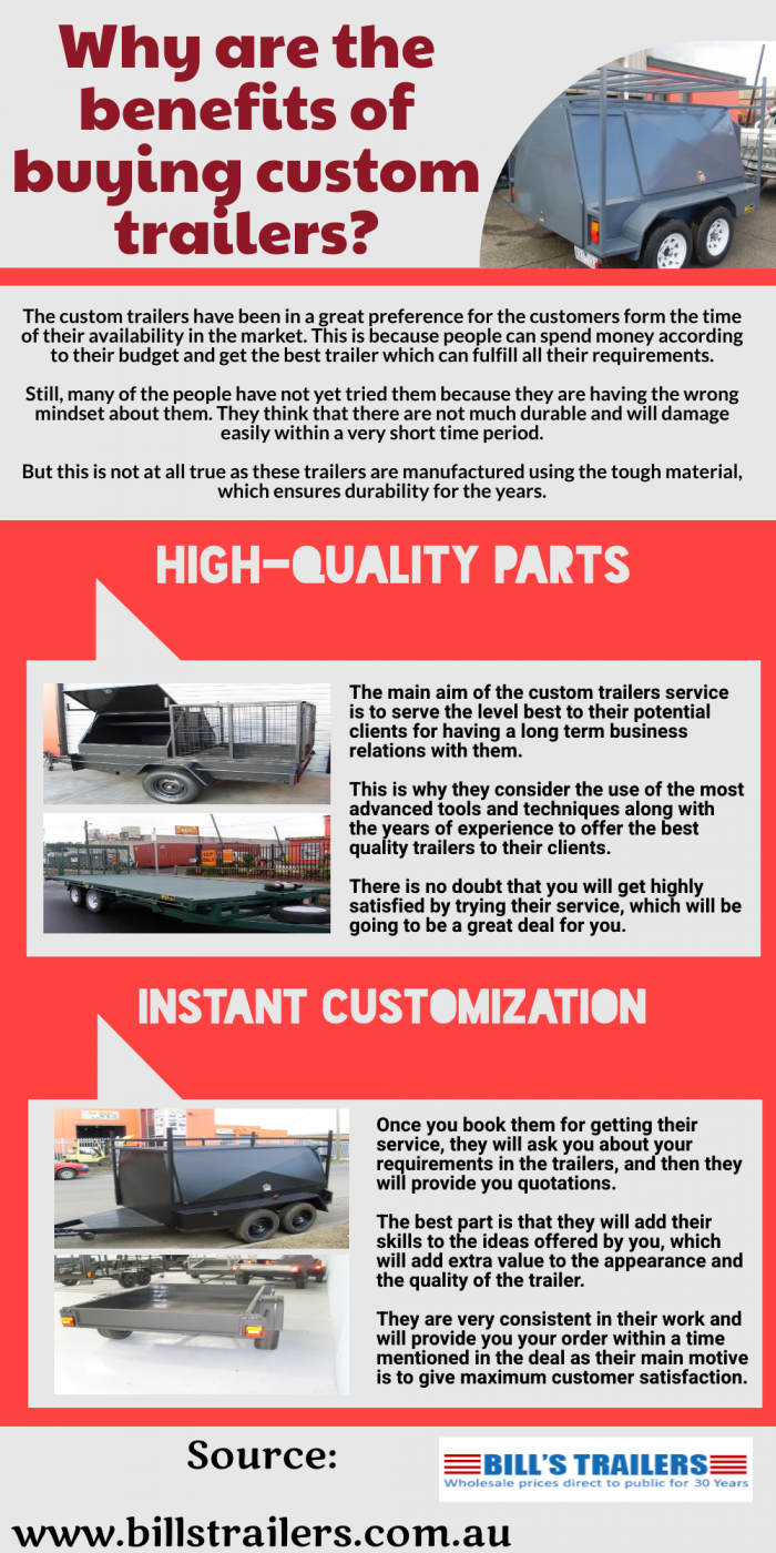 Custom trailers-One of the perfect service for you
