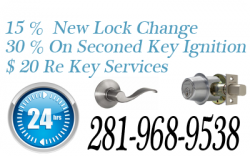 24 Hour Locksmith Richmond TX 281-968-9538