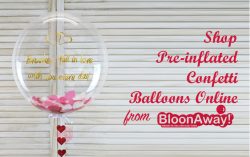 Shop Pre-inflated Confetti Balloons Online from BloonAway
