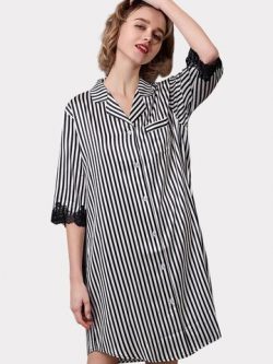 22 Momme High Quality Women’s Design 2019 Silk Sleep Shirt