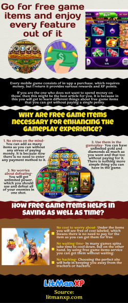 How free game items helps in saving time