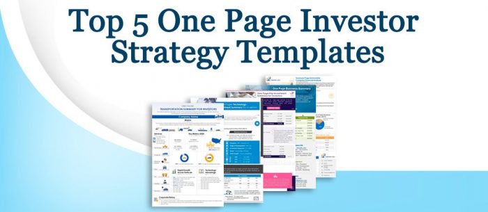 top 5 one page investor strategy templates