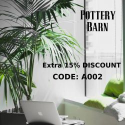 Pottery Barn Extra 15% OFF Coupon Code “A002”