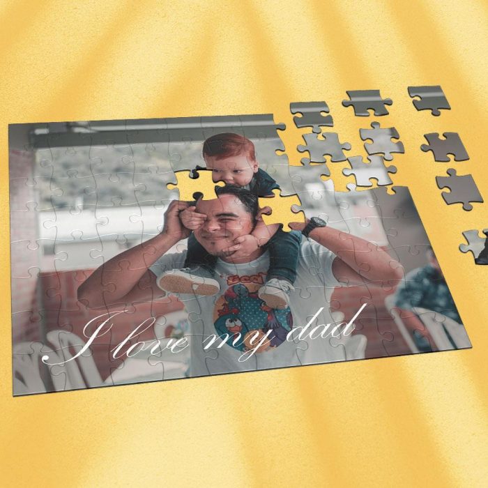 Custom Photo Jigsaw Puzzle Best Gifts I Love My Dad 35-1000 Piece