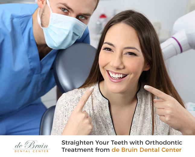 Straighten Your Teeth with Orthodontic Treatment from de Bruin Dental Center