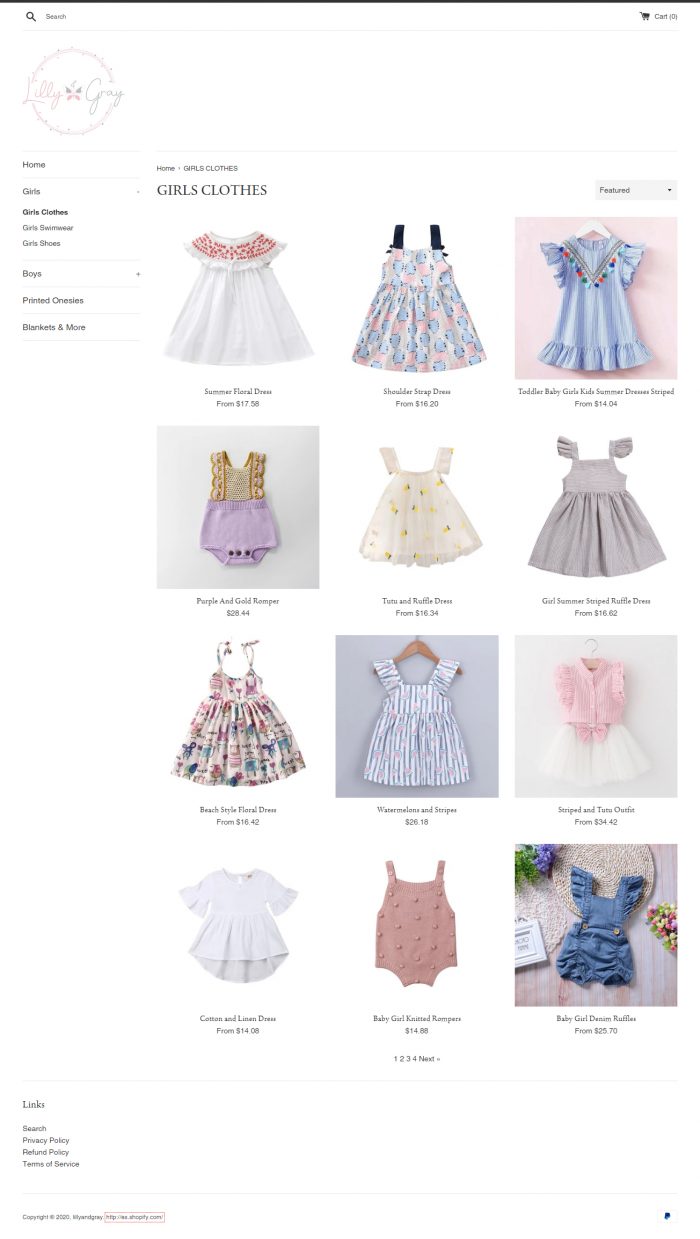 Baby clothes online