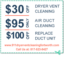 911 Dryer Vent Cleaning Fort Worth TX