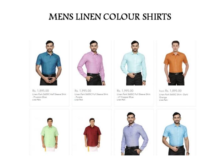 Ramraj Colour Shirts Price | Ramraj Shirts