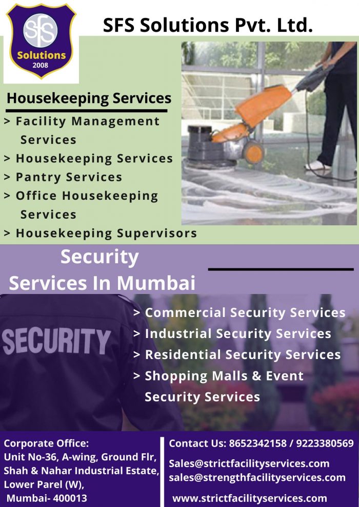 Facility Management & Housekeeping Services in Mumbai | Leading Security Services Agency In  ...
