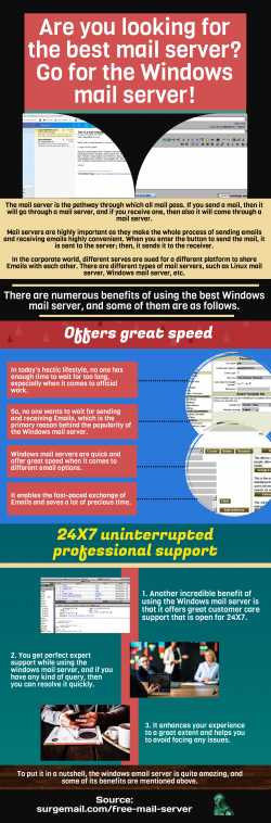 Windows mail server-Offers great speed