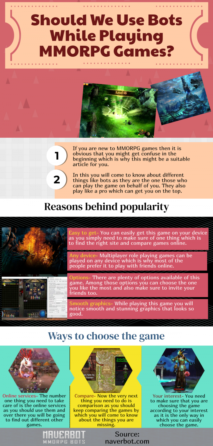 Bots Are Beneficial In MMORPG Games
