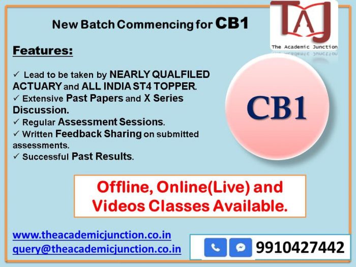 Actuarial Science| CB1 Ch 8| By Silky Lamba| Experienced Faculty| All India ST4 Topper