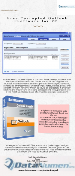 Free Corrupted Outlook Software for PC