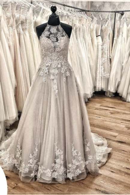 Designer Brautkleid A linie | Wunderschöne Hochzeitskleider Mit Spitze