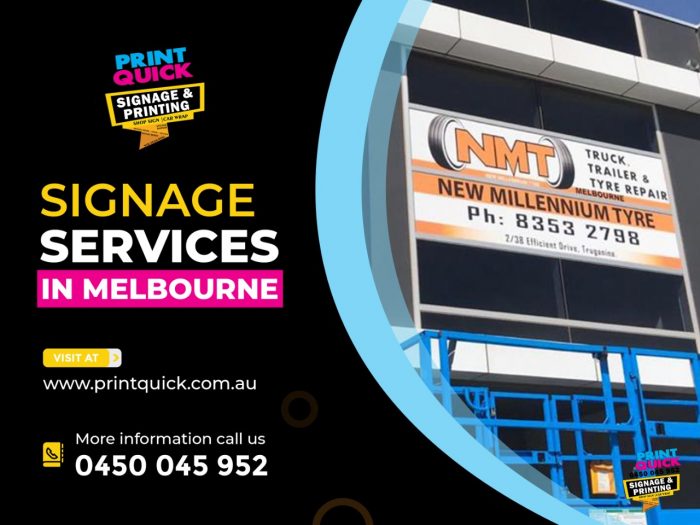 Signage Companies in Melbourne – Print Quick