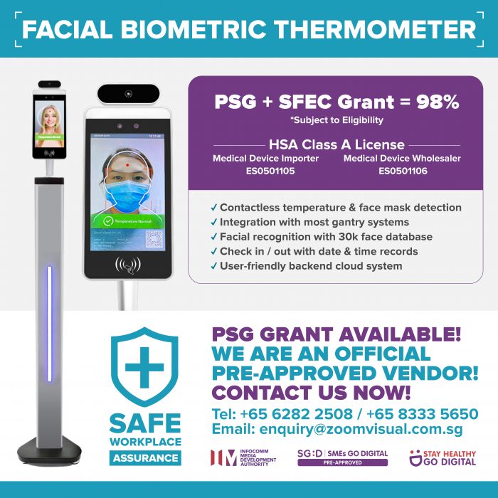Facial Biometric Thermometer
