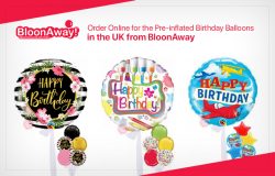 Order Online for the Pre-inflated Birthday Balloons in the UK from BloonAway