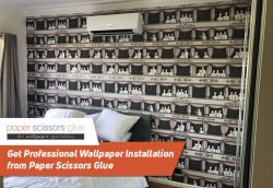 Get Professional Wallpaper Installation from Paper Scissors Glue