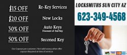 Locksmiths Sun City AZ (623) 349-4568