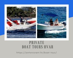 Private boat tours Hvar – Antonio Rent