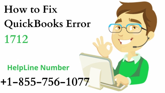 Know easy fixes for QuickBooks Error 1712 at +1-855-756-1077