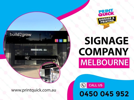 Signage Company Melbourne – Print Quick
