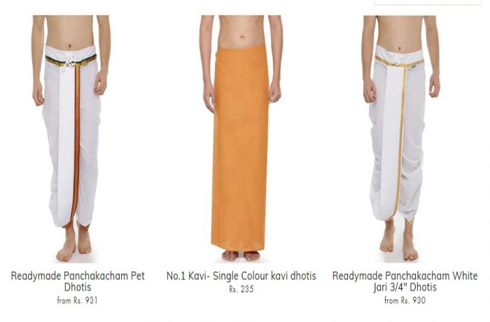 south indian dhoti online