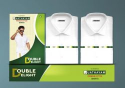 Double Delight White Shirts – 2 Pcs Per Pack