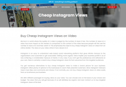 Buy instagram views cheap