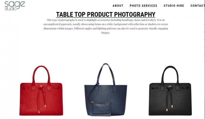 Product photography London