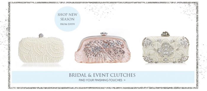 SHOP BRIDAL & EVENT CLUTCHES AT THE WEDDING GARTER