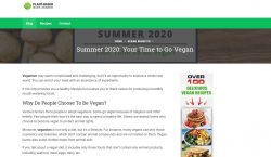 Summer 2020: Your Time to Go Vegan
