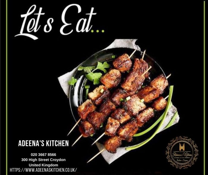 Adeena’s Kitchen is a Restaurant and Takeaway in Croydon – 02036678566